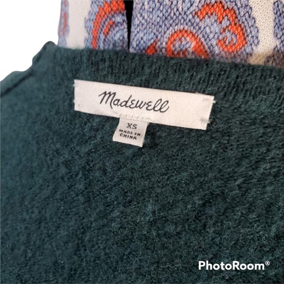 Madewell | Green, Wool Blend, Cardigan | Size XS - Picture 4 of 4